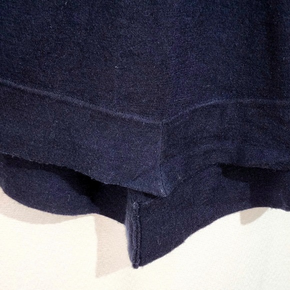 Derek Lam 10 Crosby Ventura V-Neck Sweater Medium Navy Wool Silk Cashmere - Picture 5 of 9